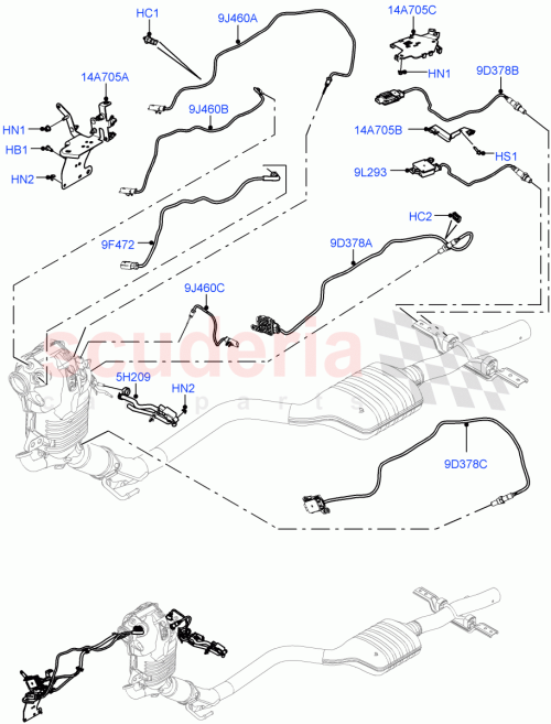 Part Diagram for Land Rover LR153451