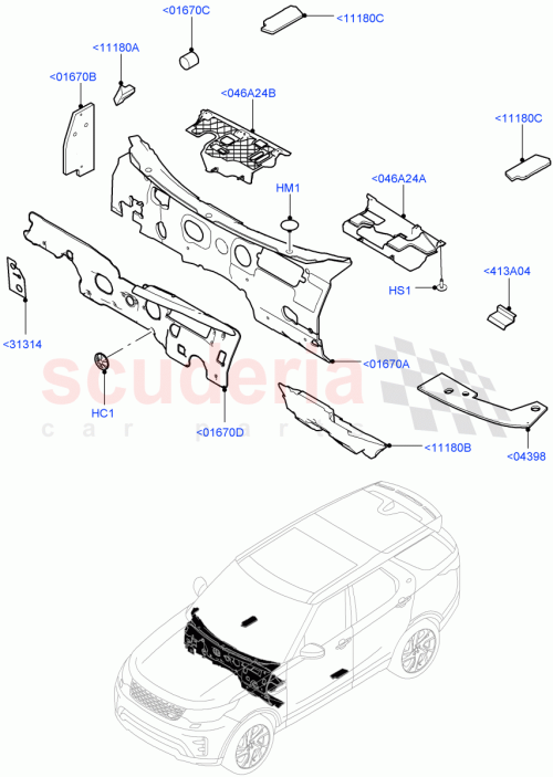 Part Diagram for Land Rover LR081878