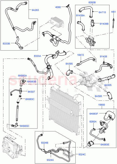 Part Diagram for Land Rover LR008276