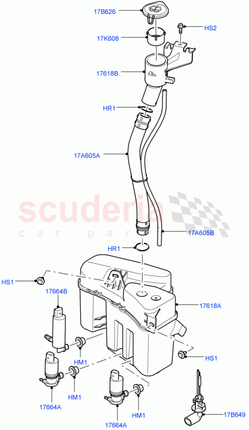 Part Diagram for Land Rover WYP000010