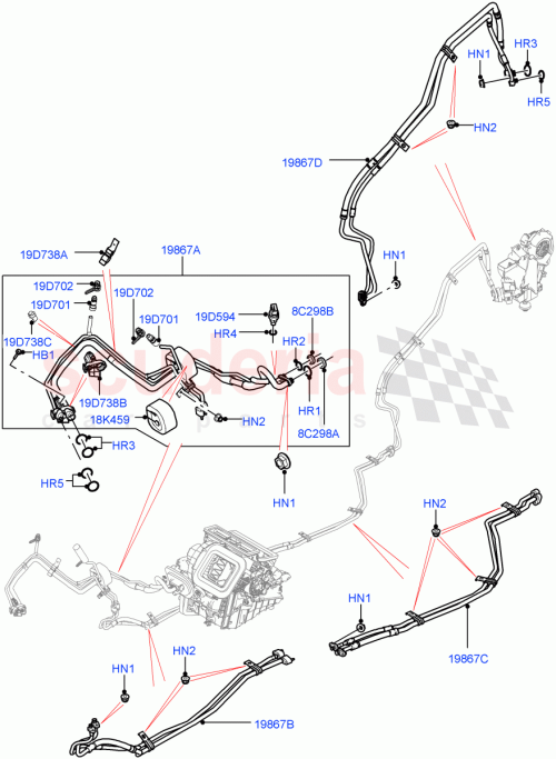 Part Diagram for Land Rover LR076643