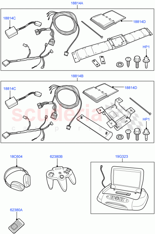 Part Diagram for Land Rover VUB502650