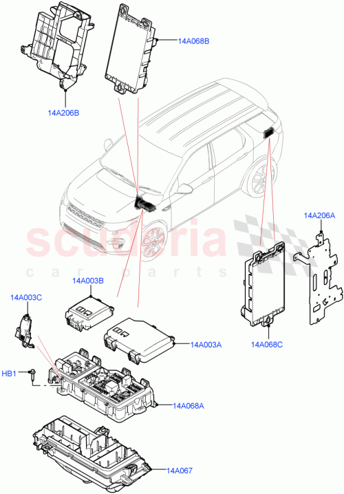 Part Diagram for Land Rover LR163045