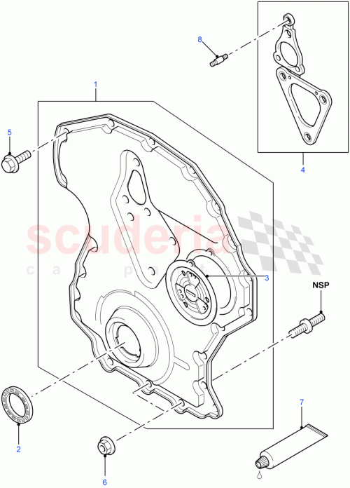 Part Diagram for Land Rover LR032582