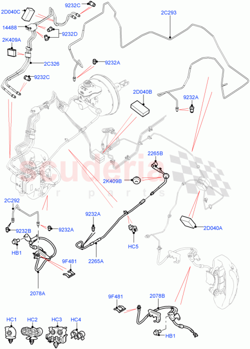 Part Diagram for Land Rover LR154814