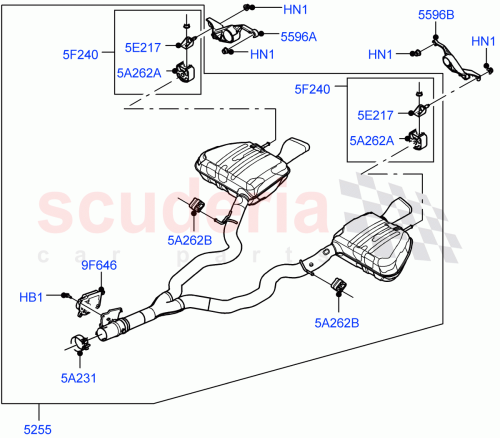 Part Diagram for Land Rover LR155859
