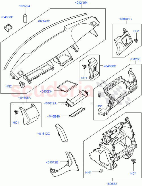 Part Diagram for Land Rover LR016805