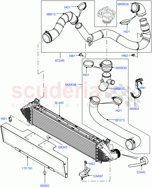 Part Diagram for Land Rover LR021587