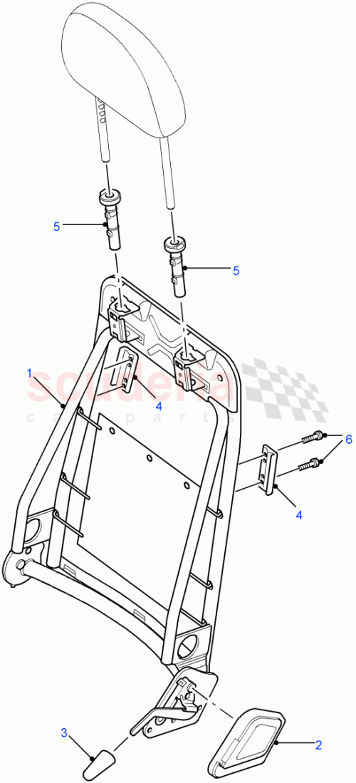 Part Diagram for Land Rover AD608044