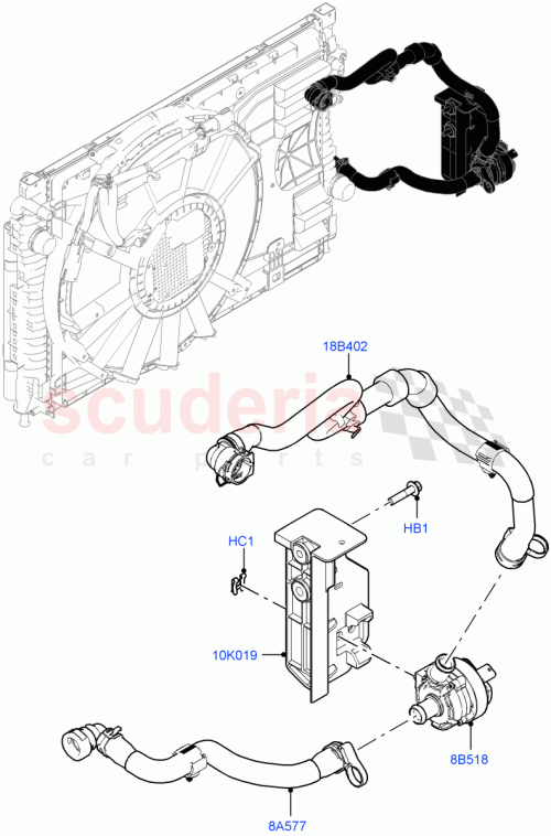 Part Diagram for Land Rover LR125395