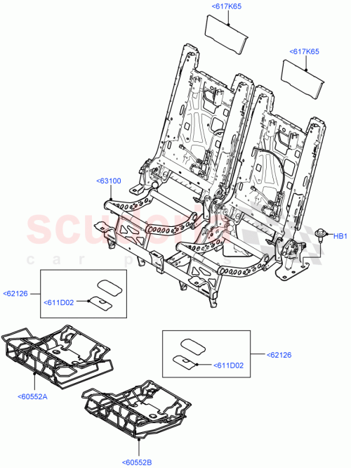 Part Diagram for Land Rover LR153383