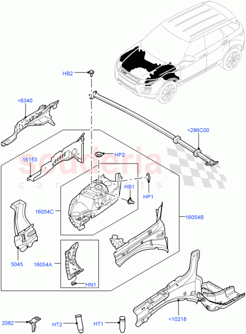 Part Diagram for Land Rover LR034322