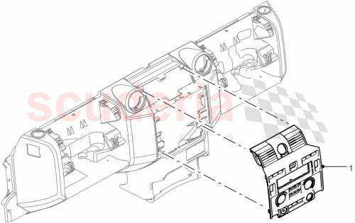 Part Diagram for Land Rover LR051764