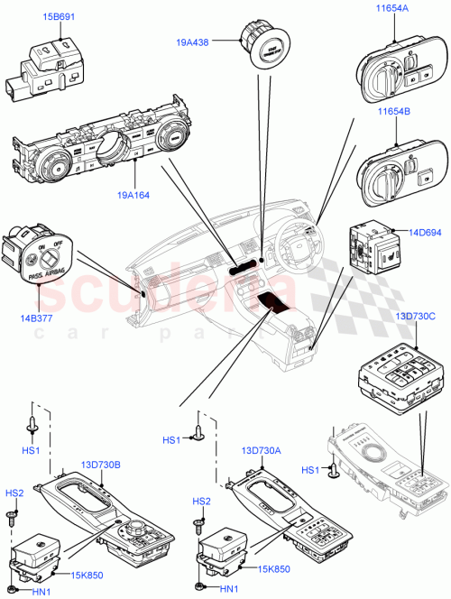 Part Diagram for Land Rover LR045150