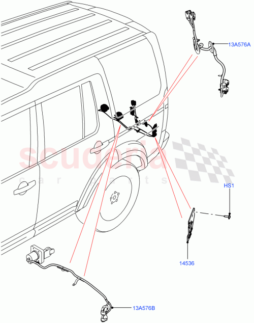 Part Diagram for Land Rover LR020138