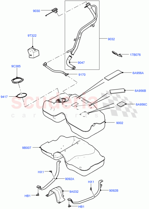 Part Diagram for Land Rover LR060850