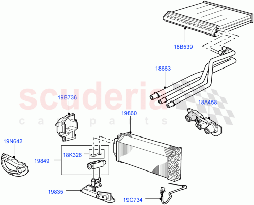 Part Diagram for Land Rover JUV000010