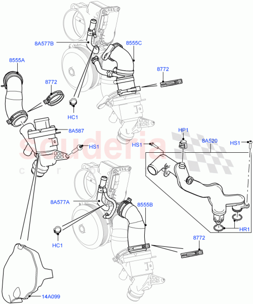 Part Diagram for Land Rover LR010794