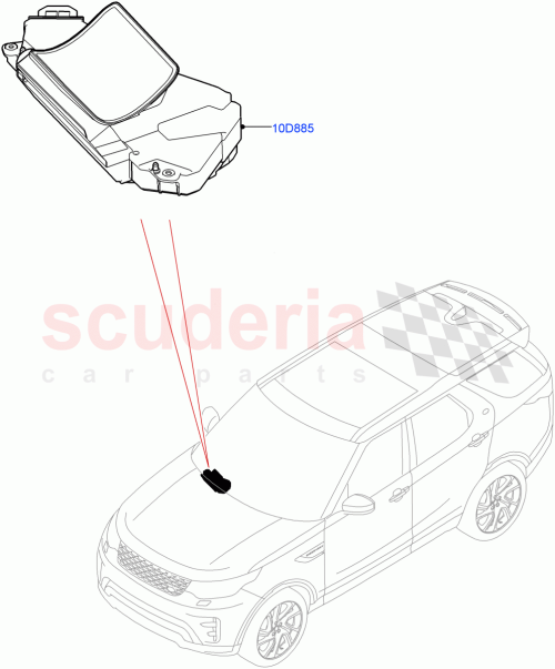 Part Diagram for Land Rover LR141835