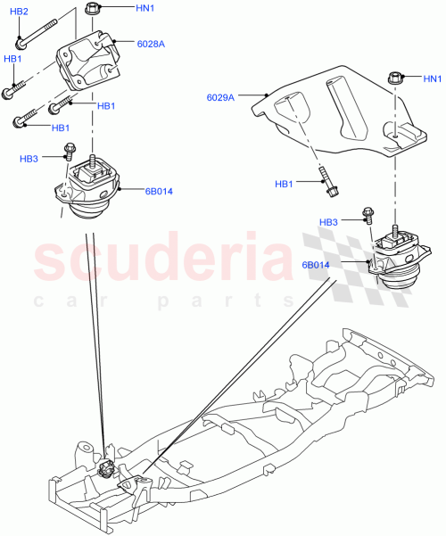 Part Diagram for Land Rover KYP500120