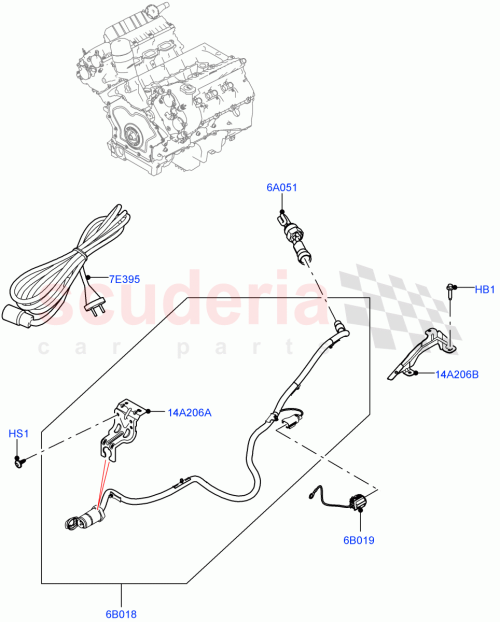 Part Diagram for Land Rover LR117025