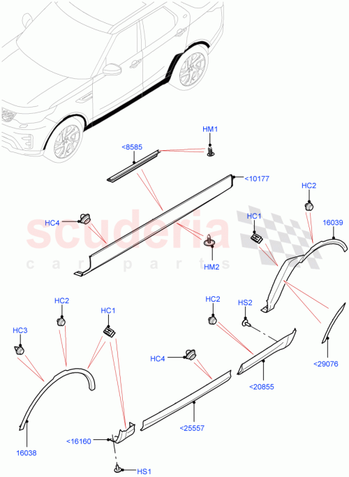 Part Diagram for Land Rover LR082934