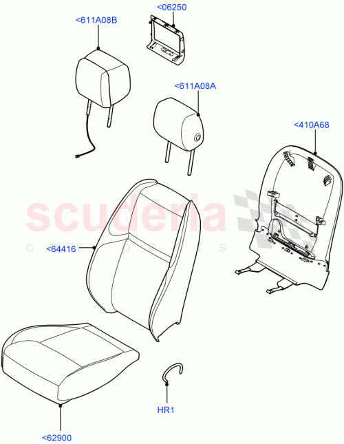 Part Diagram for Land Rover LR091145