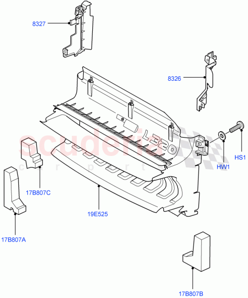 Part Diagram for Land Rover DHN500033