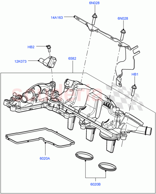 Part Diagram for Land Rover LR016847