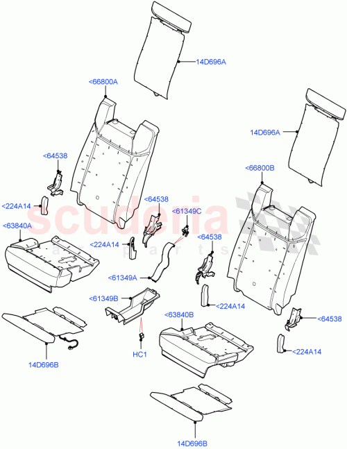 Part Diagram for Land Rover LR164957