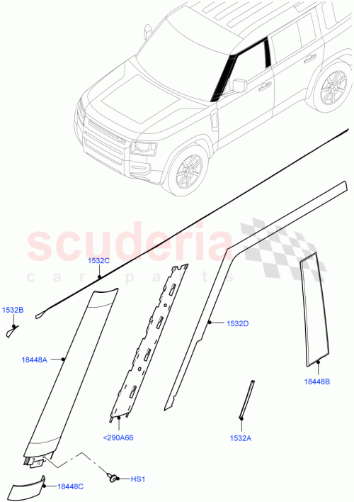 Part Diagram for Land Rover LR131996