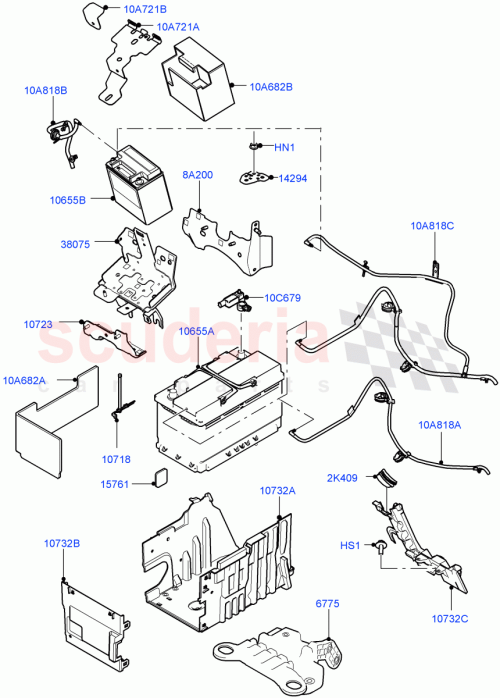 Part Diagram for Land Rover LR135128