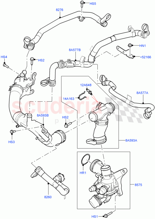 Part Diagram for Land Rover LR136428