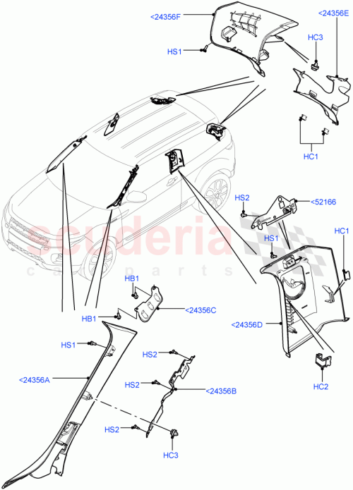 Part Diagram for Land Rover LR050491