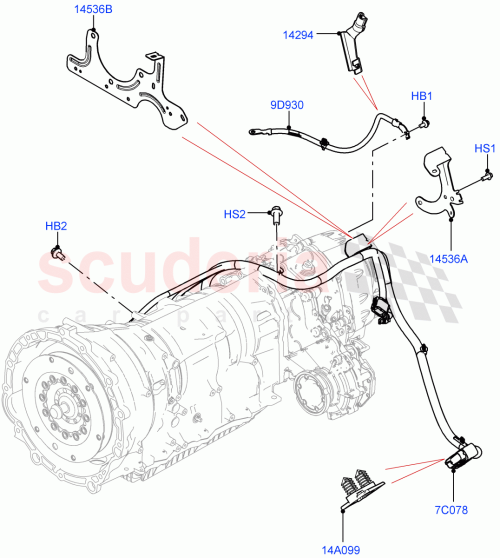 Part Diagram for Land Rover LR148560