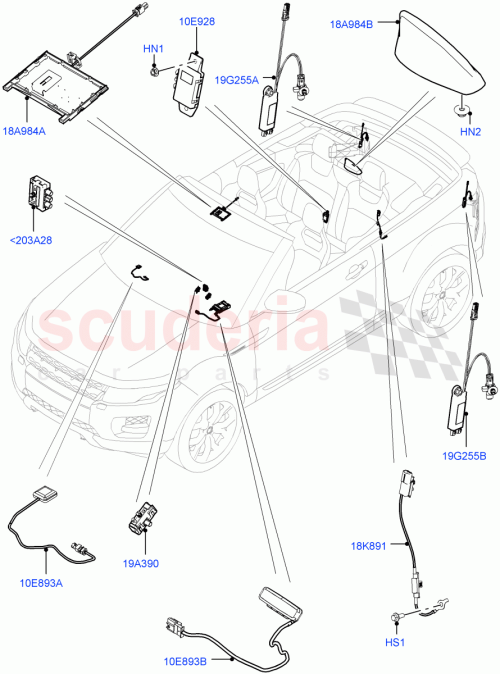 Part Diagram for Land Rover LR070112