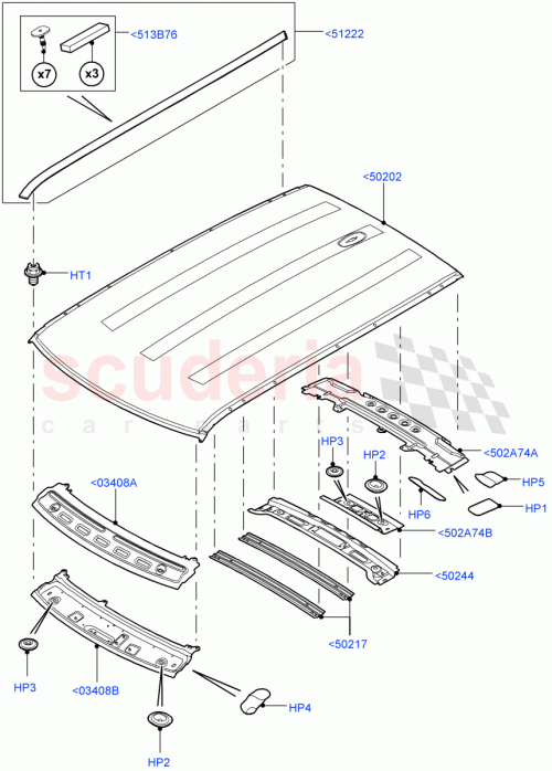 Part Diagram for Land Rover LR038388