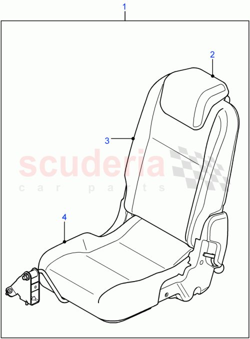 Part Diagram for Land Rover LR052740
