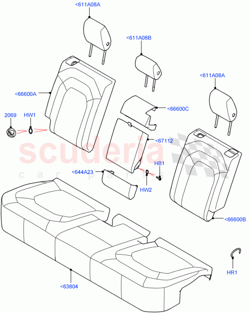 Part Diagram for Land Rover LR170311