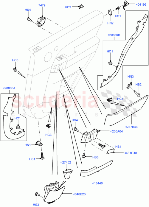 Part Diagram for Land Rover LR057226