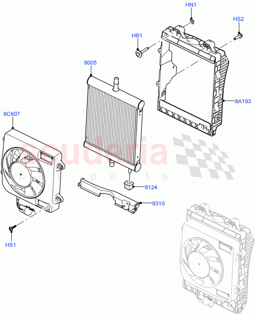 Part Diagram for Land Rover LR151517