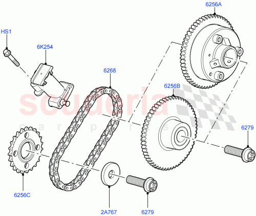 Part Diagram for Land Rover 4174187