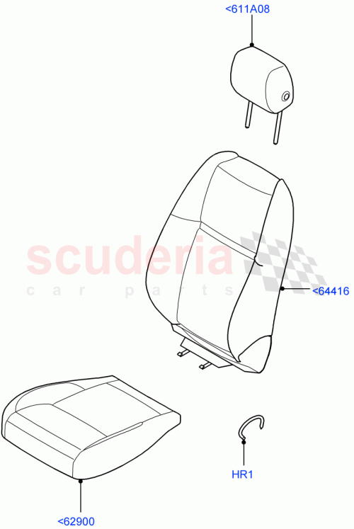 Part Diagram for Land Rover LR140673