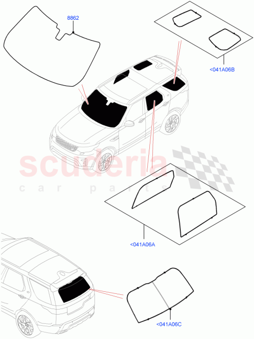 Part Diagram for Land Rover VPLRS0363
