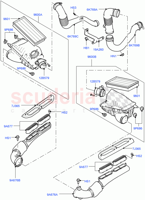 Part Diagram for Land Rover LR035726