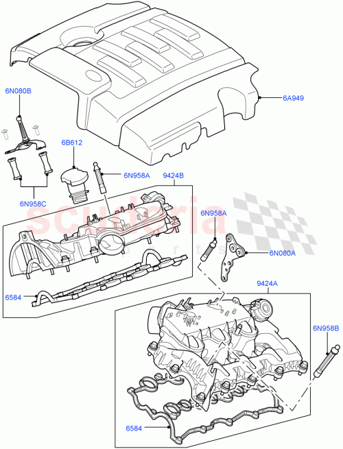 Part Diagram for Land Rover LR013662