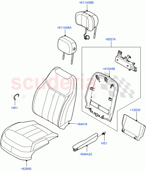 Part Diagram for Land Rover LR150306