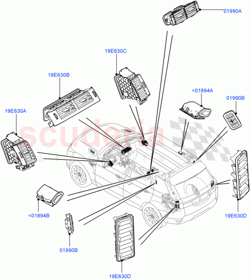 Part Diagram for Land Rover LR118860