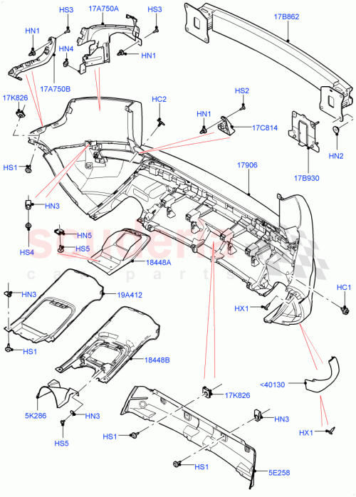 Part Diagram for Land Rover LR112185