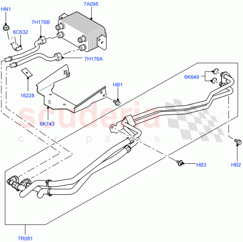 Part Diagram for Land Rover LR031886